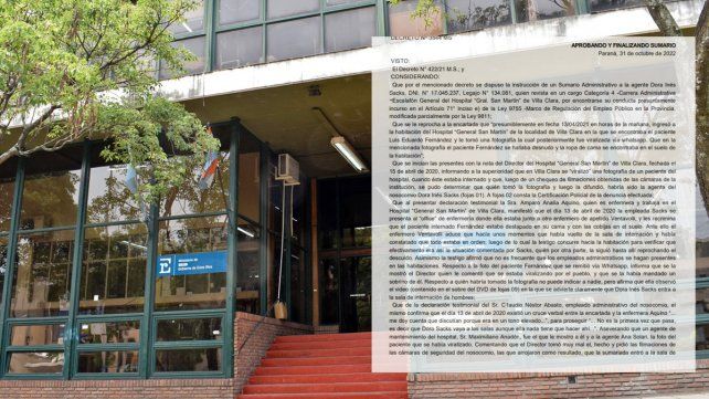 A través de un sumario administrativo