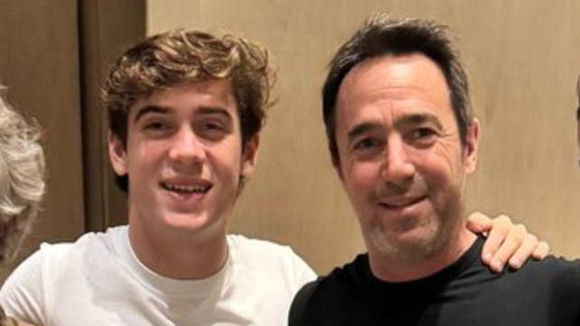Franco Colapinto junto a Marcos Galperin. Mercado Libre es sponsor de Alpine
