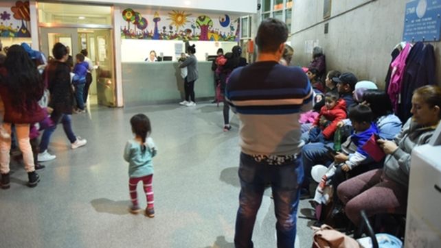 La guardia del Hospital de Niños Víctor J. Vilela. En el efector funciona el equipo interdisciplinario que atiende cuestiones sociales graves.&nbsp;