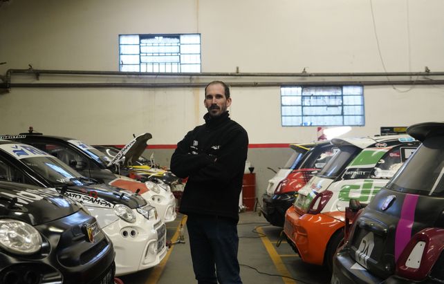 Nicolás Dezzutto es el jefe de los mecánicos
