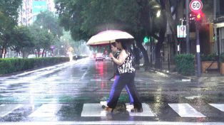 La lluvia llegó a la ciudad para quedarse durante varios días.