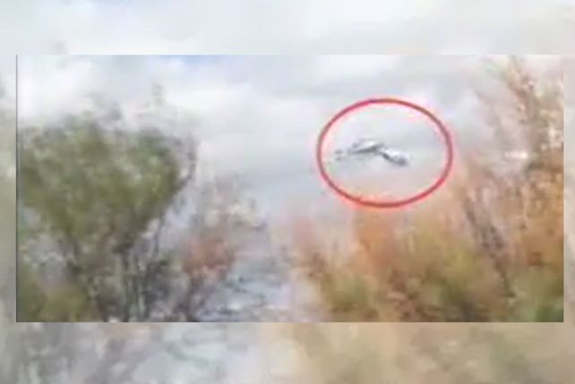 Impresionante video: así fue el choque de helicópteros en La Rioja