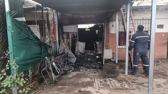 El incendio se produjo en un depósito ubicado en bulevar Avellaneda al 5500.&nbsp;