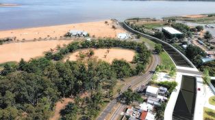Paraná: presentaron la sistematización del arroyo Las Viejas