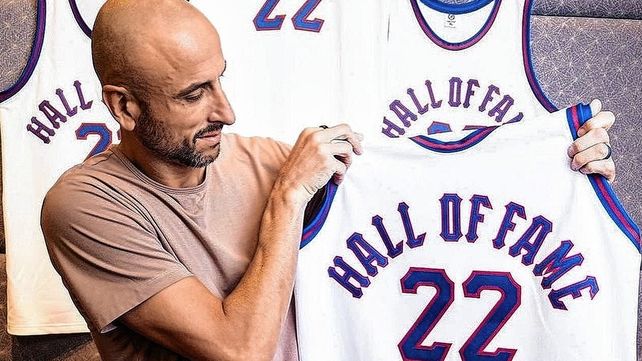 Manu Ginóbili ingresa al Salón de la Fama de la NBA
