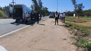 Hasta ahí llegó. El autor del asesinato obligó a un estudiante a manejar y la policía logró detenerlos en el km 7.