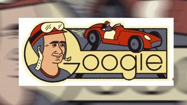 Google rinde homenaje a Juan Manuel Fangio en el día de su 105 cumpleaños