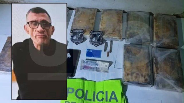 Cuatro meses de preventiva para el paranaense detenido en Santa Fe con 11 kilos de cocaína