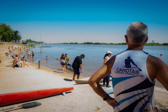 En el Rowing trabajan para la competencia del fin de semana.
