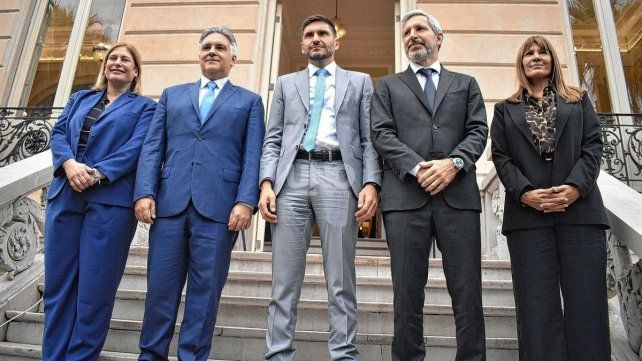 Los gobernadores de la Región Centro juntos.