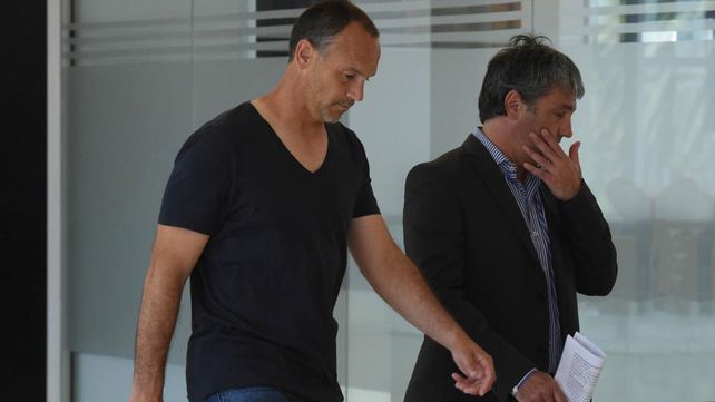 Mauro Matos al momento de asistir a los Tribunales.&nbsp;