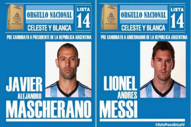 Mascherano, el gran furor: lo candidatean a Presidente en las redes sociales