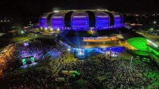 El fan fest para la gente de Colón en Santiago del Estero