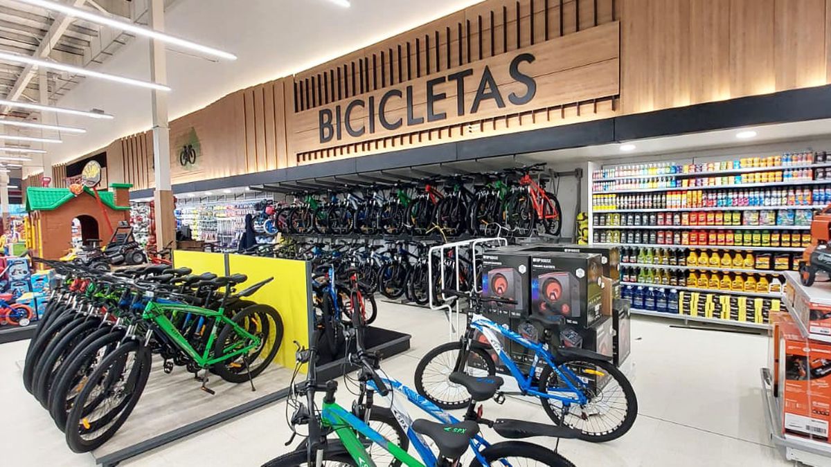 Bicicletas en supermercado 2025 coto