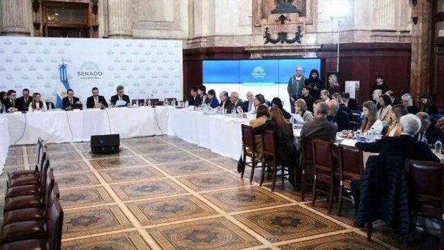 Este lunes se reanuda la discusión en el Senado por la Ley Bases.