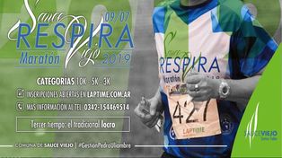 Se realizará la maratón Respira Sauce Viejo