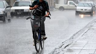 Con la lluvia llegó el alivio y la temperatura descendió más de 20 grados