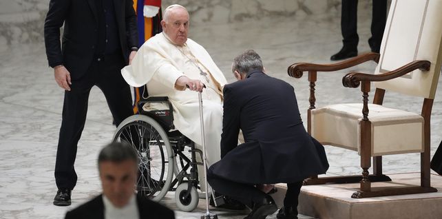 El papa Francisco ingresó al hospital Gemelli por controles programados.&nbsp; (Foto AP/Andrew Medichini)