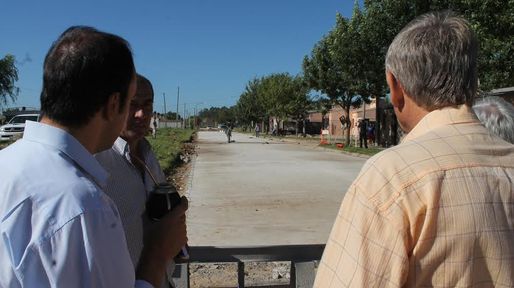 En Punta Norte se avanza con las tareas de pavimentación de calles