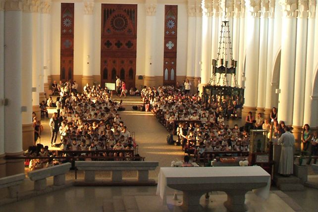 Los chicos de Guadalupe participaron de la novena