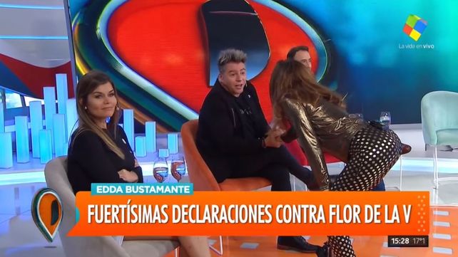 Edda Bustamante peleó con los panelistas de Intrusos y se fue del estudio