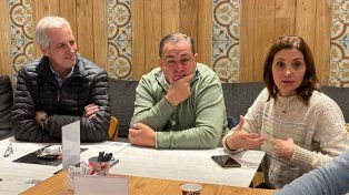 Dionisio Scarpín, Juan Pablo Poletti y Betina Florito&nbsp;