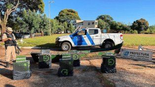 El patrullaje en la zona de La Bianca logró evitar un cargamento de cigarrillos hacia Uruguay.