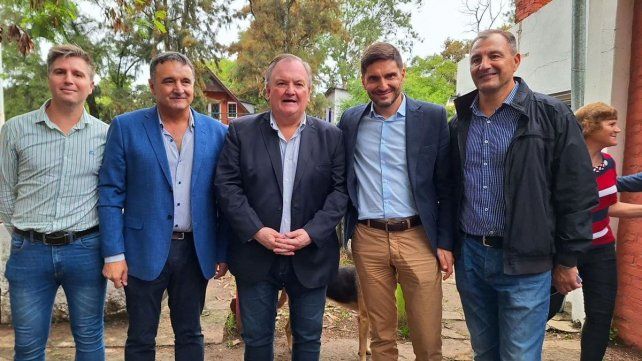 El gobernador Pullaro y el senador Michlig presentaron el proyecto de puesta en valor de Laguna La Verde