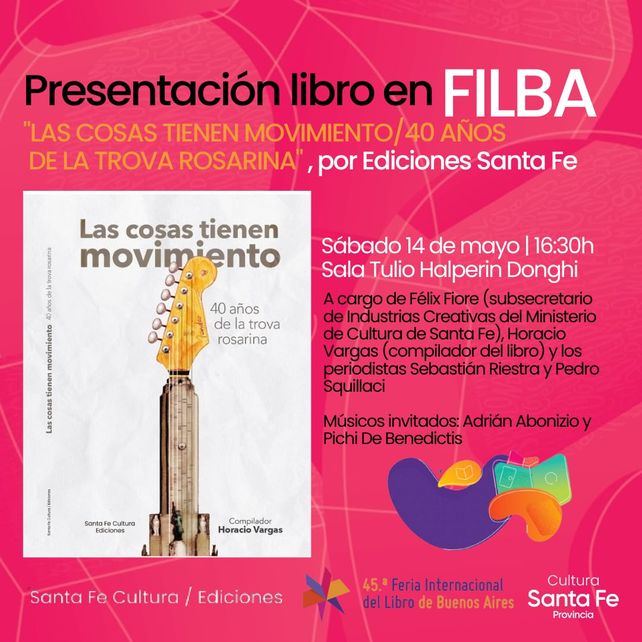 Santa Fe tendrá su día en la Feria del Libro de Buenos Aires
