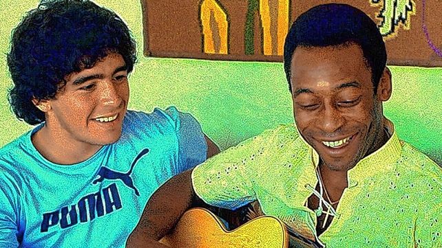 Pelé se acordó de Maradona: Amigos para siempre