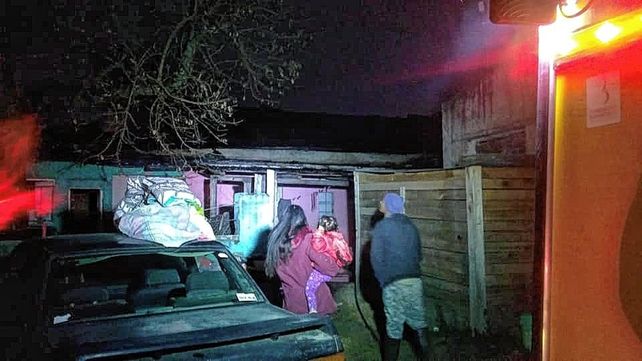 Ocho familias afectadas por un incendio en Concordia