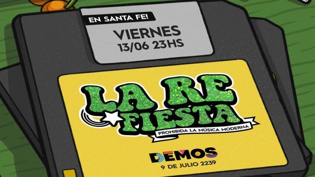La Re Fiesta llega a Demos (9 de Julio 2239) el viernes 13 de junio La Re Fiesta llega a Demos (9 de Julio 2239) el viernes 13 de junio