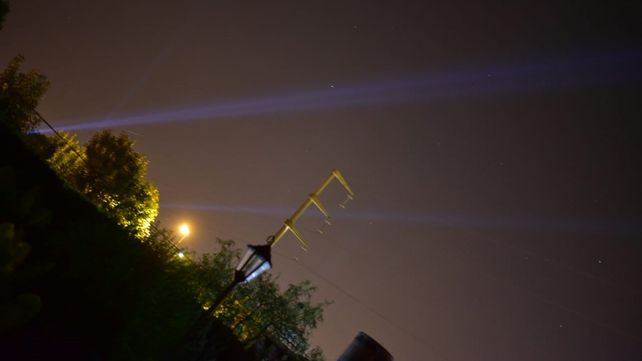 Iluminada masiva en Paraná durante la cuarentena