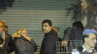 El padre (foto) y los hermanos se llegaron hasta la casa donde encontraron los restos humanos.&nbsp;