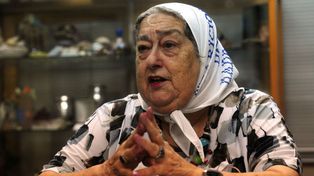 Hebe de Bonafini, internada en La Plata para ser atendida por un cuadro de asma
