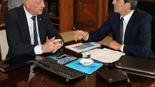 Bonfatti y Randazzo analizaron el avance de obras ferroviales que se realizan en la provincia
