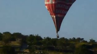Tres argentinos heridos en accidente de globo aerostático con tres muertos