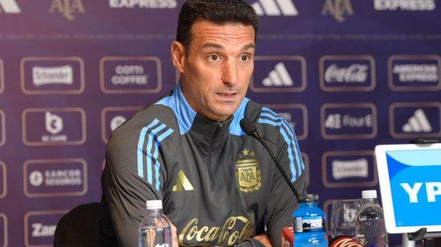 Lionel Scaloni habló en rueda de prensa este jueves.