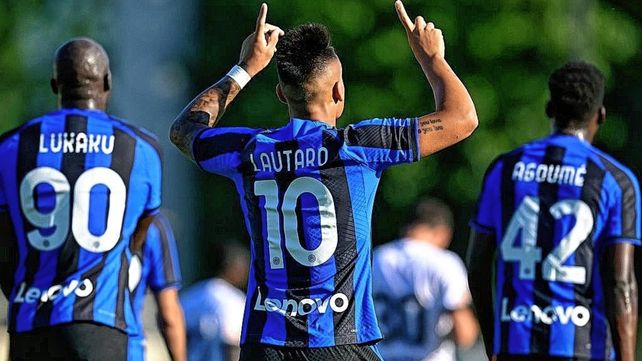 Lautaro Martínez y Joaquín Correa anotan para Inter.
