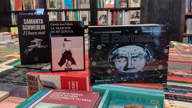 El Eternauta se coló en la mesa de las novedades. Foto: Eterna Cadencia