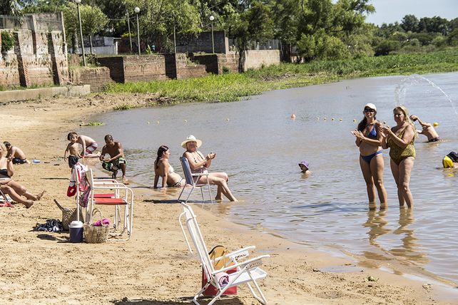 Verano.&nbsp;Los rinconeros disfrutan del renovado espacio recreativo