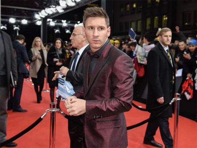 El look de Messi y Antonella en la gala del Balón de Oro