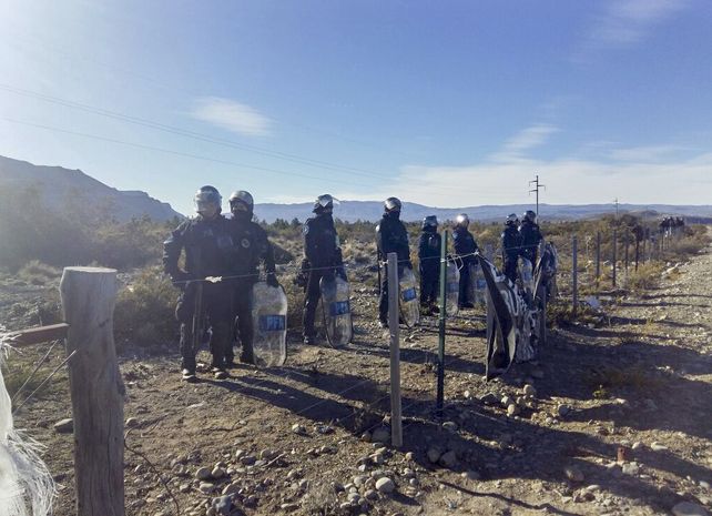 El operativo que llevó adelante Gendarmería en Pu Lof.