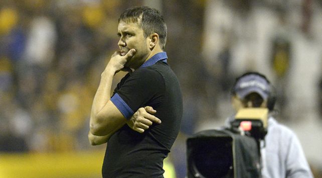 Preocupado. Coudet se mostró disconforme con el rendimiento del equipo y con las críticas de la prensa.