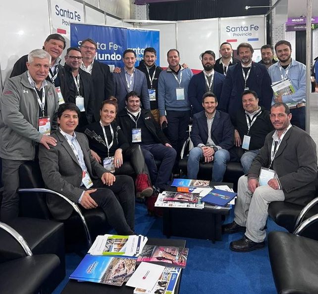 Santafesinos presentes. Los empresarios pudieron mostrar el potencial en el mundo de los combustibles.