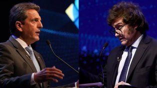 Último round: Sergio Massa y Javier Milei debaten desde las 21