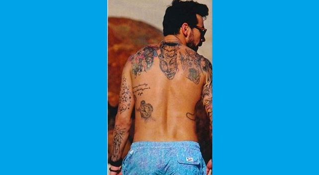 El Pocho Lavezzi junto a su hijo y Yanina Screpante en Punta