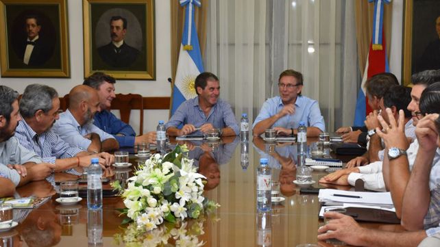 Bahilo recibi&oacute; a la Mesa de Enlace.&nbsp;