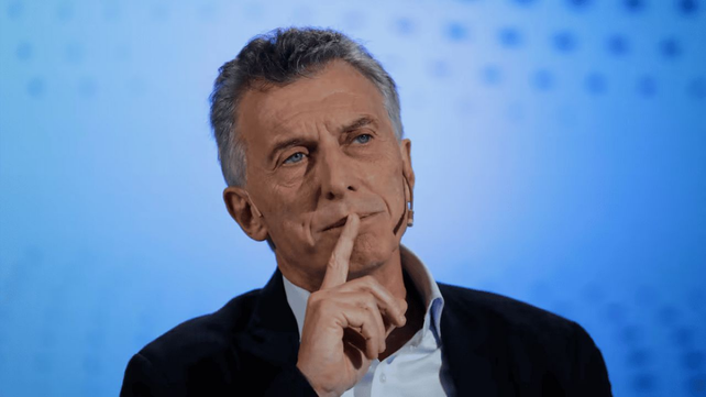 El exjefe del Estado Mauricio Macri.