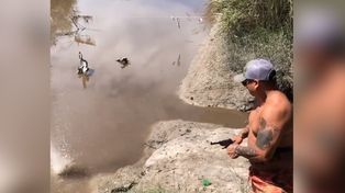 El Chino Maidana volvió a mostrar su amor por las armas en las redes